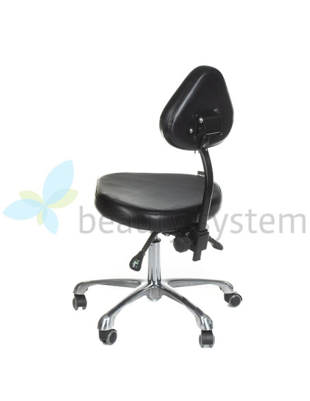 Swivel Tattoo Artist Stool with Backrest ATTE INKOO