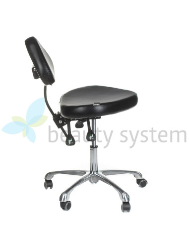 Swivel Tattoo Artist Stool with Backrest ATTE INKOO