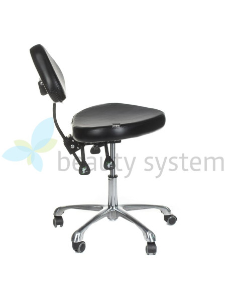 Swivel Tattoo Artist Stool with Backrest ATTE INKOO
