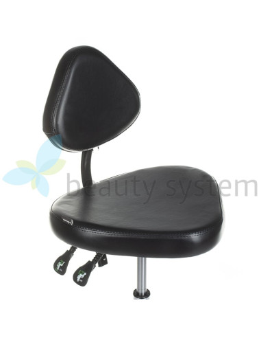 Swivel Tattoo Artist Stool with Backrest ATTE INKOO
