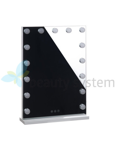 LED Illuminated HOLLYWOOD Mirror 43x58cm 4658-Z