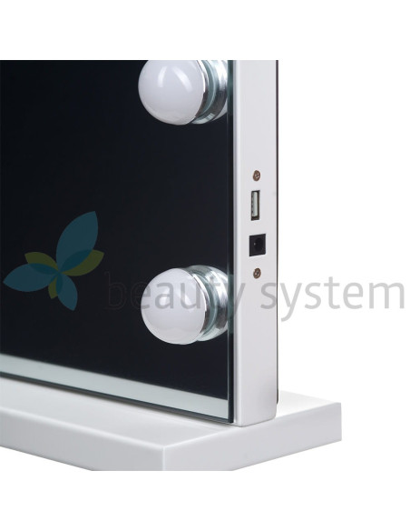 LED Illuminated HOLLYWOOD Mirror 43x58cm 4658-Z