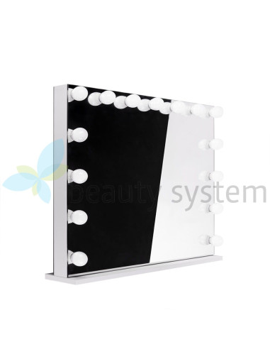 LED Illuminated HOLLYWOOD Mirror 100x80cm 10080Z