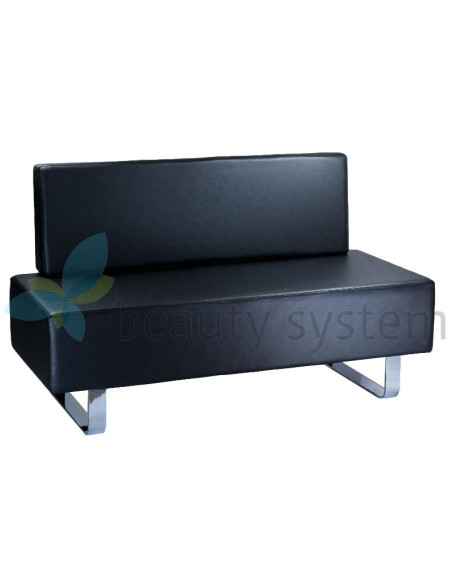 Messina BD-6713 Black Waiting Room Sofa