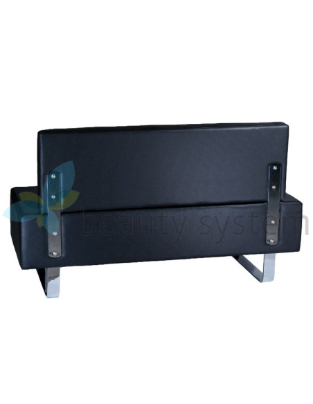 Messina BD-6713 Black Waiting Room Sofa