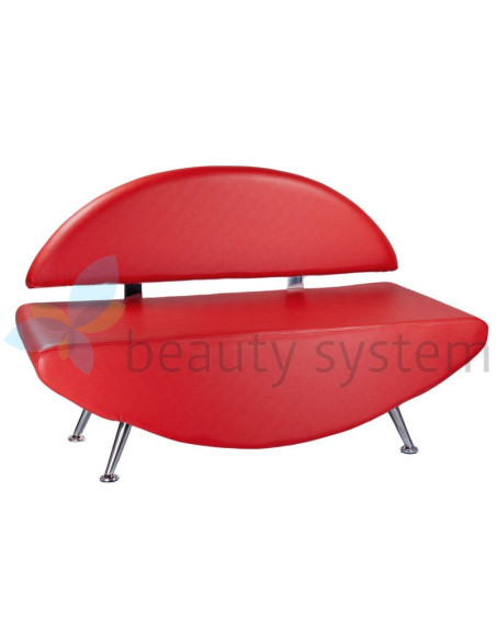 Carini BD-6710 Red Waiting Room Sofa