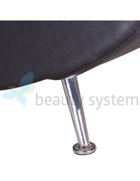 Carini BD-6710 Black Waiting Room Sofa