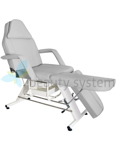 Beauty bed with trays BW-263 grey