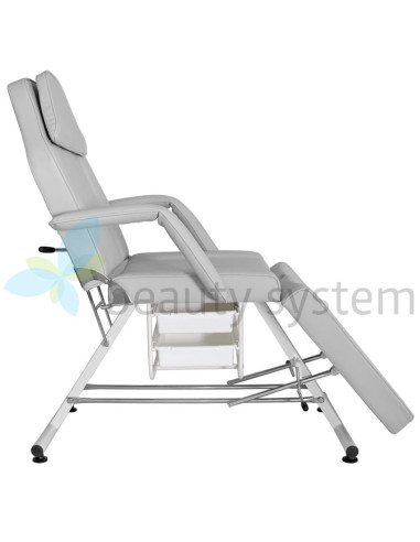 Beauty bed with trays BW-263 grey