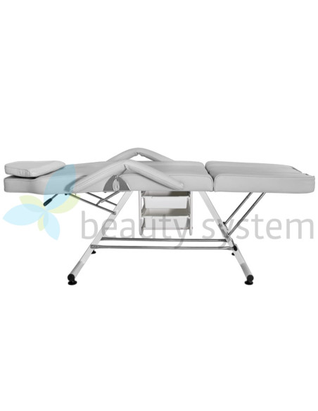 Beauty bed with trays BW-263 grey