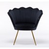 Hroove Salon Chair - Black Velour BFHR1414
