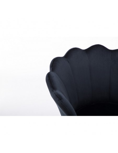 Hroove Salon Chair - Black Velour BFHR1414