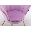 Hroove Salon Chair - Pink Velour BFHR1414