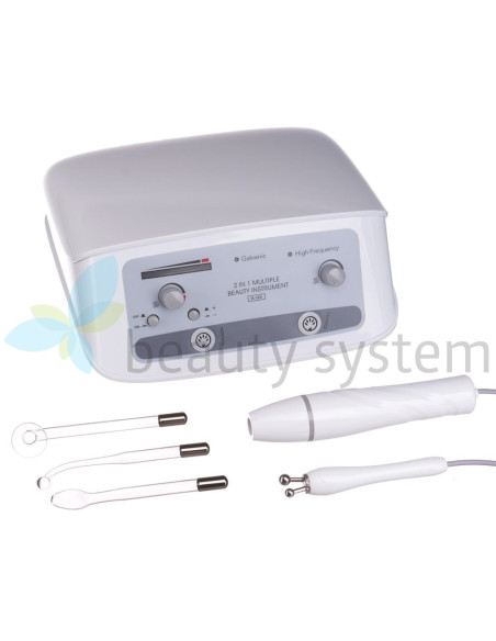 2-in-1 Darsonval + Galvanic BR-866 Grey