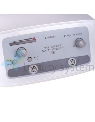 2-in-1 Darsonval + Galvanic BR-866 Grey