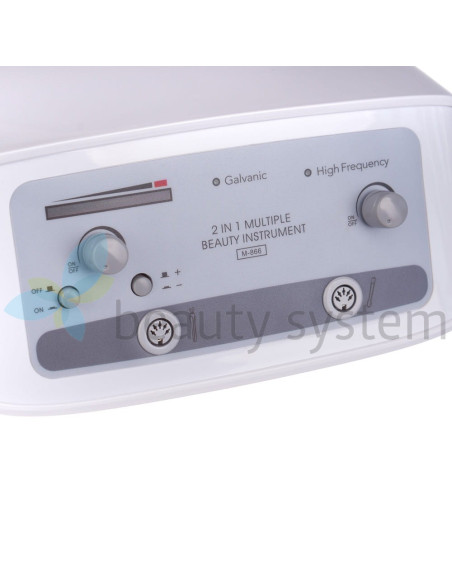 2-in-1 Darsonval + Galvanic BR-866 Grey