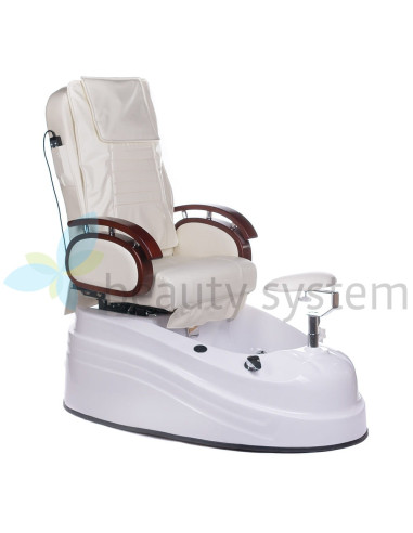 Pedicure Chair with Massage BR-2307 Cream