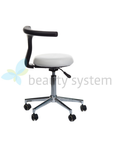 Medical Stool with Armrest BD-Y915 White
