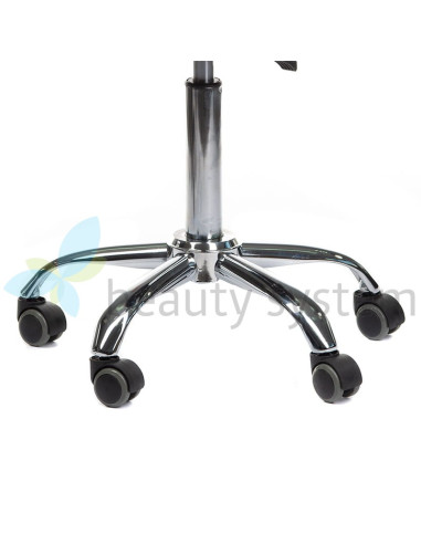 Cosmetic stool with backrest BD-9934 grey