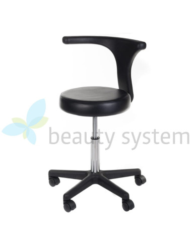 Medical Stool + Armrest NG-CH049 Black