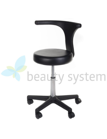 Medical Stool + Armrest NG-CH049 Black