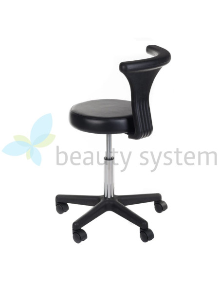 Medical Stool + Armrest NG-CH049 Black