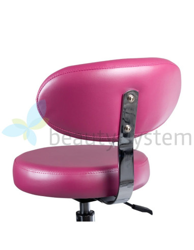 Cosmetic stool with backrest BD-9934 heather