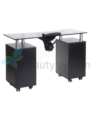 Manicure Table + Dust Collector BD-3425-1+P Black