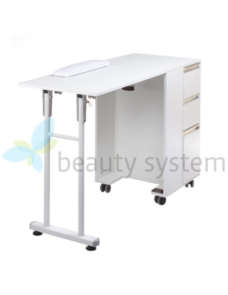 Folding Manicure Table BD-3802 WHITE