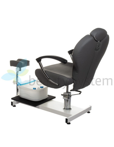 Pedicure Chair with Foot Massager BR-2301 Grey