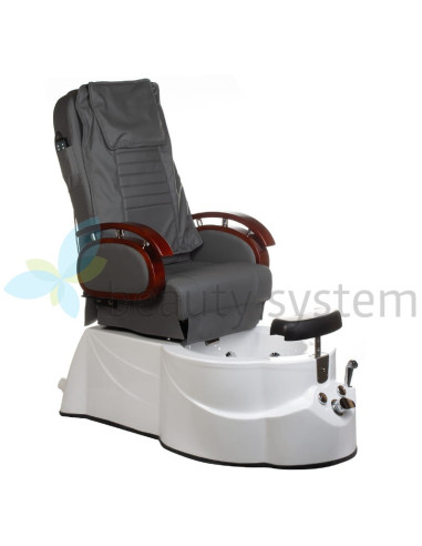 Pedicure chair with massage BR-3820D Grey