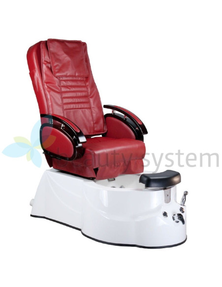 Pedicure Chair with Massage BR-3820D Burgundy