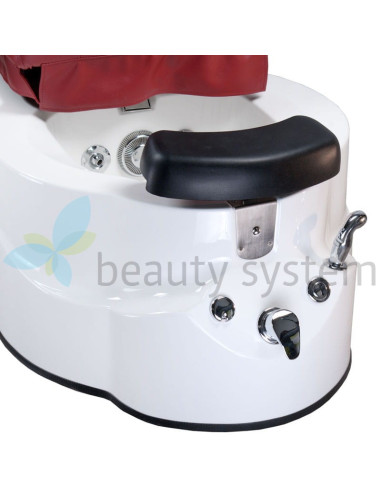 Pedicure Chair with Massage BR-3820D Burgundy
