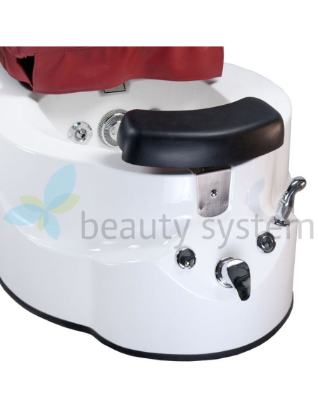 Pedicure Chair with Massage BR-3820D Burgundy