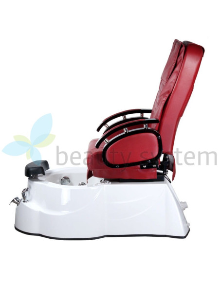 Pedicure Chair with Massage BR-3820D Burgundy