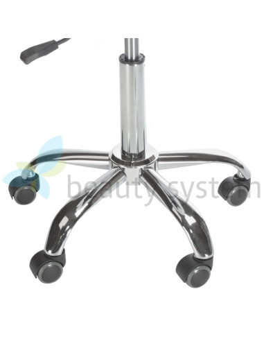 Beauty stool with backrest BD-9934 white