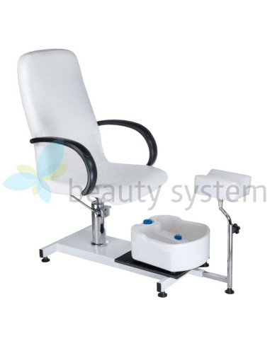 Pedicure Chair with Foot Massager BW-100 white