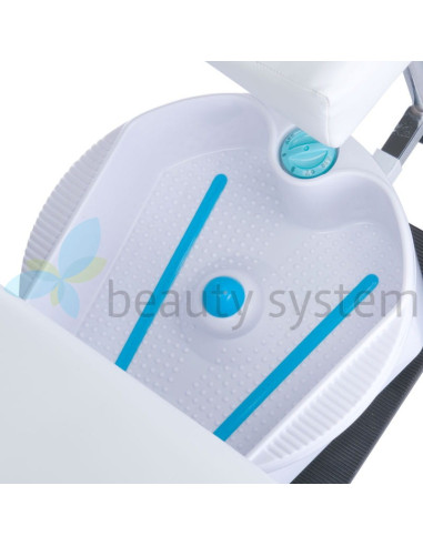 Pedicure Chair with Foot Massager BW-100 white