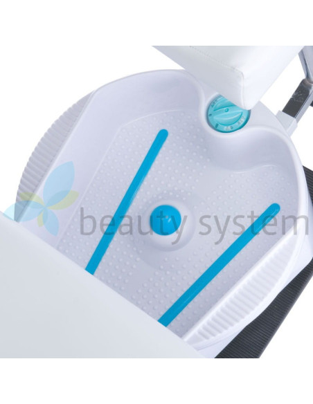 Pedicure Chair with Foot Massager BW-100 white