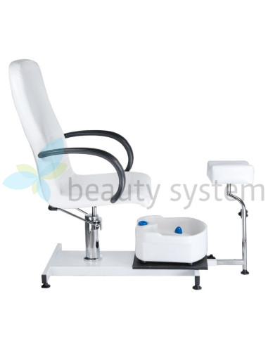 Pedicure Chair with Foot Massager BW-100 white