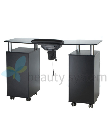 Manicure table + dust collector BD-3453+P BLACK