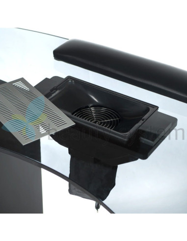 Manicure table + dust collector BD-3453+P BLACK