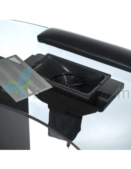 Manicure table + dust collector BD-3453+P BLACK