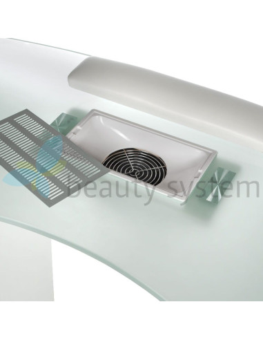 Manicure table + dust collector BD-3453+P WHITE