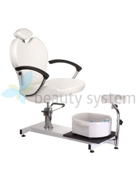 Pedicure Chair with Foot Massager BR-2301 White