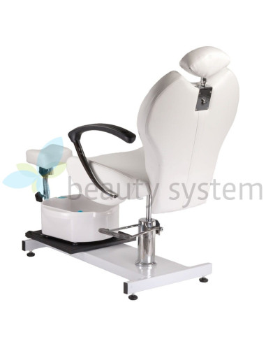 Pedicure Chair with Foot Massager BR-2301 White