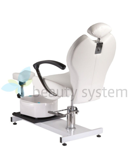 Pedicure Chair with Foot Massager BR-2301 White