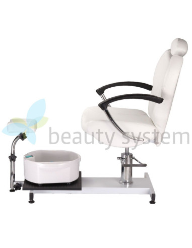 Pedicure Chair with Foot Massager BR-2301 White