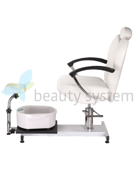 Pedicure Chair with Foot Massager BR-2301 White
