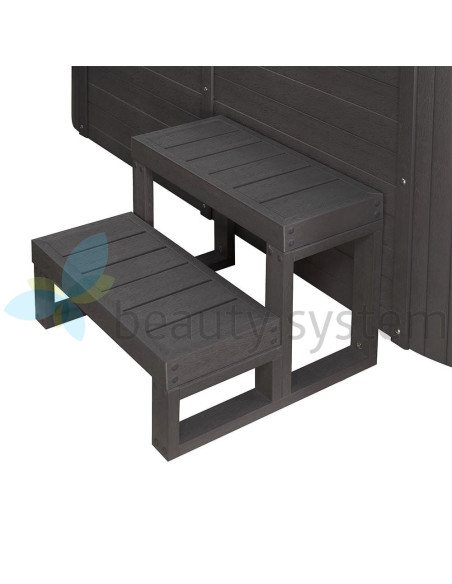 Hot tub steps - grey